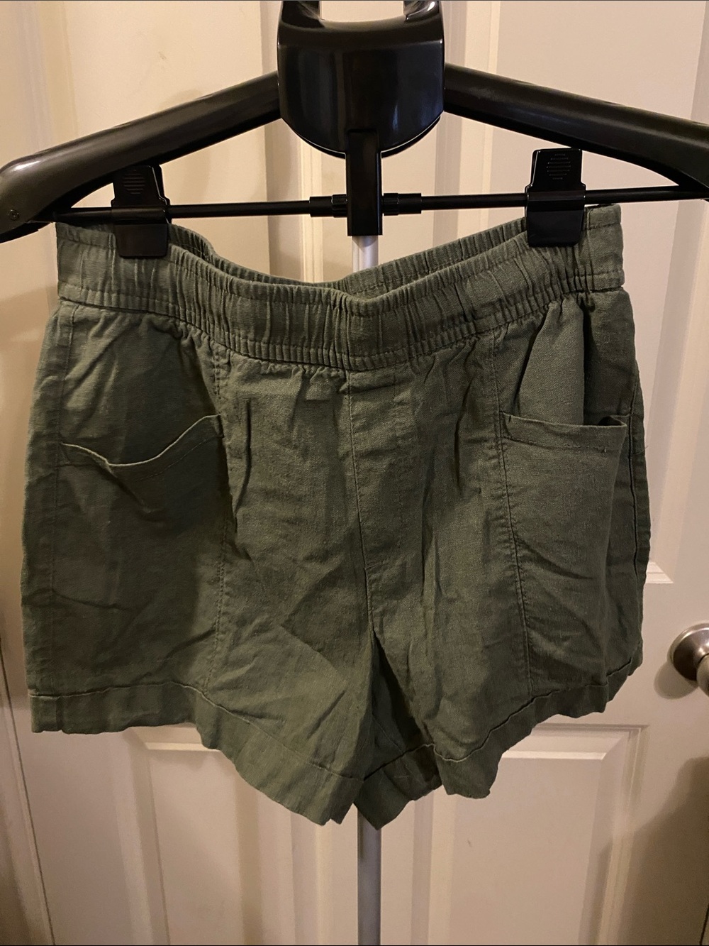 NWOT OLD NAVY GREEN HIGH RISE SHORTS SIZE SMALL